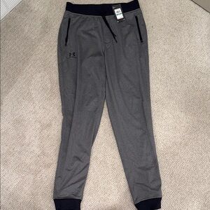 Under Armour Gray and Black Sweatpants